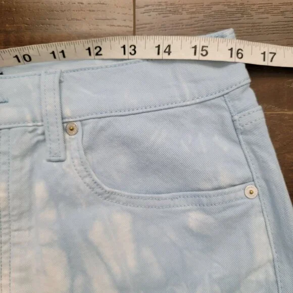 7 For All Mankind Monroe Jean Shorts Women 29 Retro Hippie Boho Country Festival - Picture 4 of 6